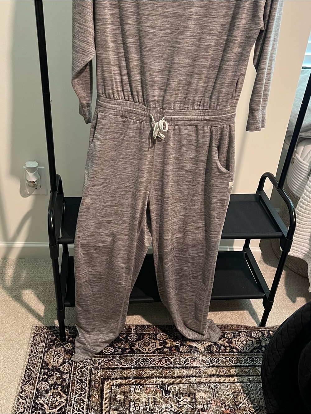 Vuori Lux Long-Sleeve V Neck Jumpsuit - Picture 2 of 9